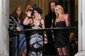 A line-up of the three new Pepsi Gladiators - Britney Spears, Pink and Beyonce! 

All promoting the live premiere of Pepsi