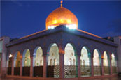 Shrine of Syeda Zainab (SA) in Zainabia near Damascus. Syeda Zainab (SA) is the Granddaughter of the Prophet (PBUH) and sister of Imam Hasan (AS) and Imam Hussain (AS).