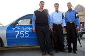 A photo of Iraqi Police taken in Kadhmaine, Iraq.