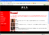 Screenshot of Premiere Legal Services website